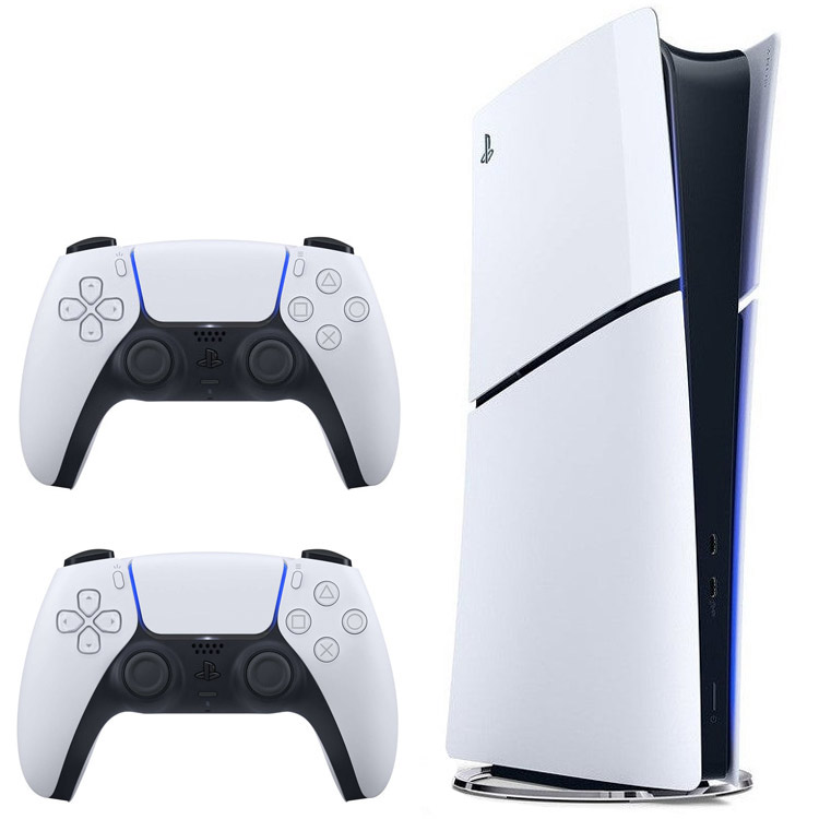 کنسول بازی سونی استاندارد PS5 Slim | به همراه یک دسته اضافه (گارانتی) پلمپ با اسکین اشانتیون