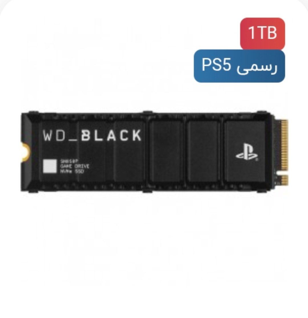 خرید اس اس دی WD_BLACK SN850P دارای هیت سینک - نسخه PS5 - یک ترابایت